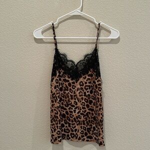Zara leopard print tank top, small, never worn!